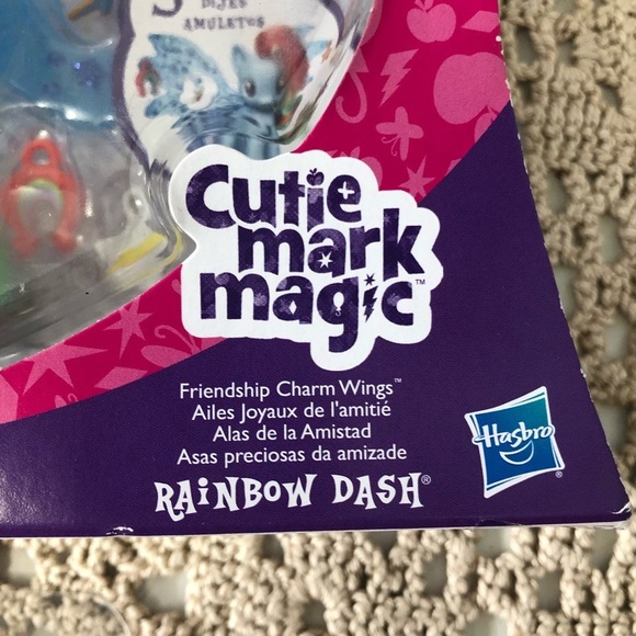 My Little Pony Cutie Mark Magic Charm Wing Rainbow Dash plush and Honey Rays x 3 - Picture 6 of 16